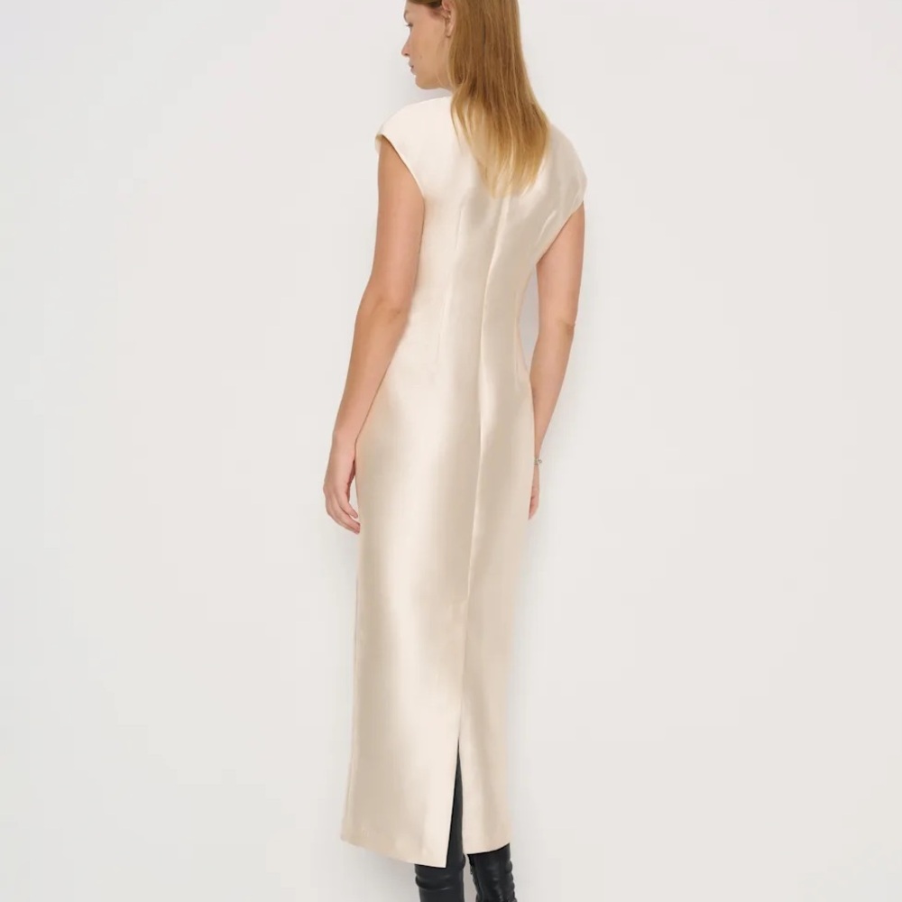 Reformation Cream Belden Dress - Picture 5 of 9